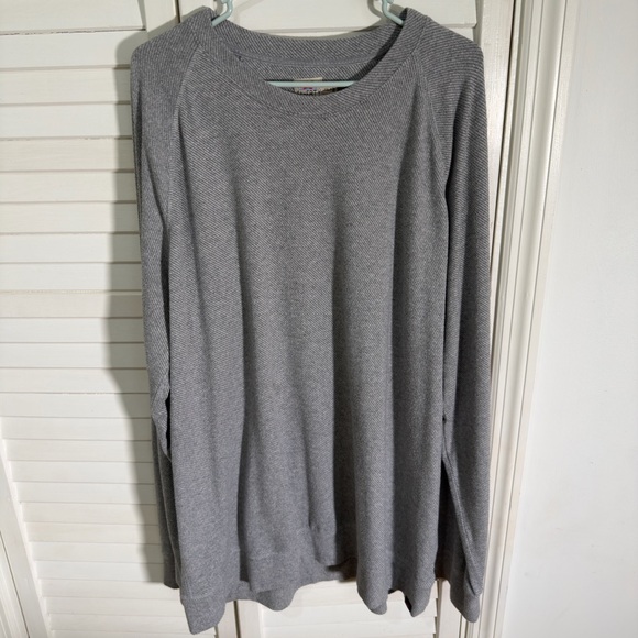 Faherty Other - Faherty Heather Gray Knit Sweater